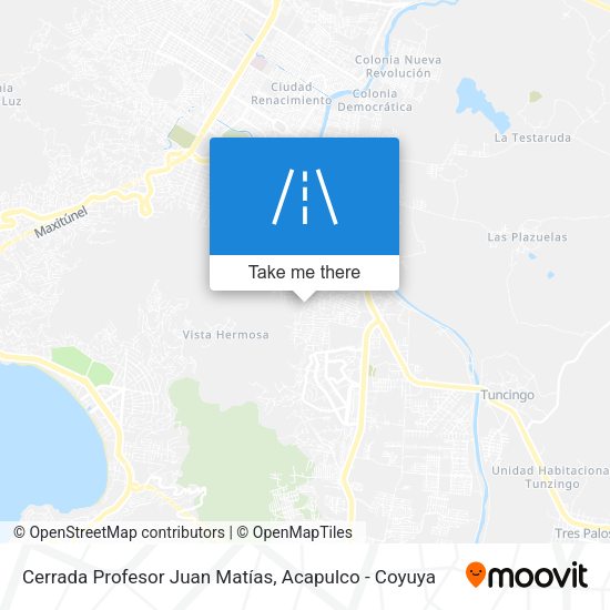 Cerrada Profesor Juan Matías map