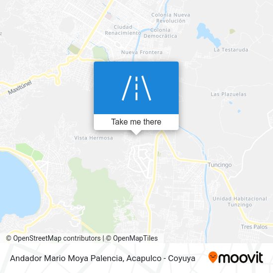 Mapa de Andador Mario Moya Palencia