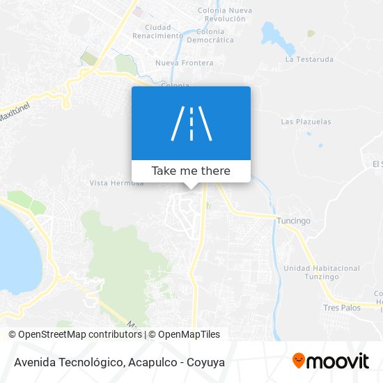 Mapa de Avenida Tecnológico