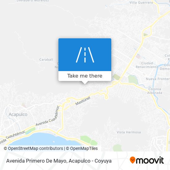 Mapa de Avenida Primero De Mayo