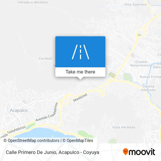 Mapa de Calle Primero De Junio