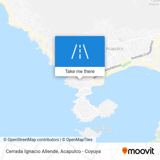 Mapa de Cerrada Ignacio Allende