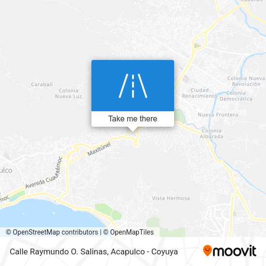 Calle Raymundo O. Salinas map
