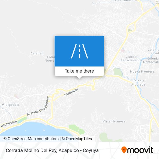 Mapa de Cerrada Molino Del Rey