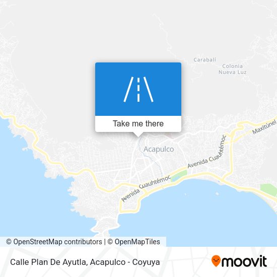 Calle Plan De Ayutla map
