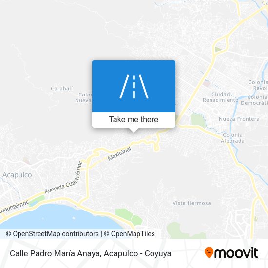 Mapa de Calle Padro María Anaya