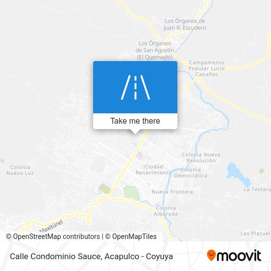 Calle Condominio Sauce map
