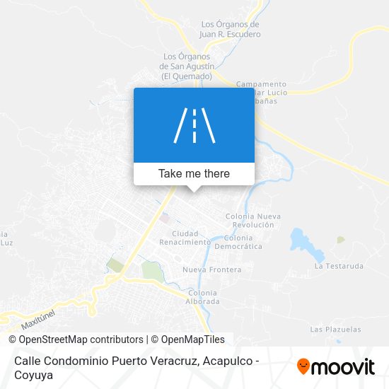 Mapa de Calle Condominio Puerto Veracruz