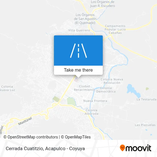 Cerrada Cuatitzio map