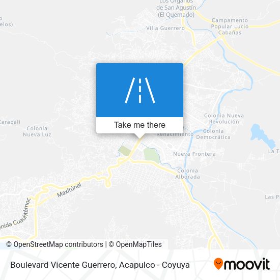 Boulevard Vicente Guerrero map