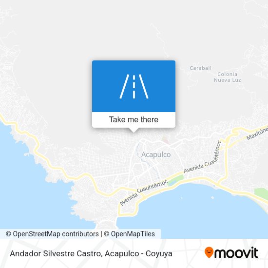 Andador Silvestre Castro map