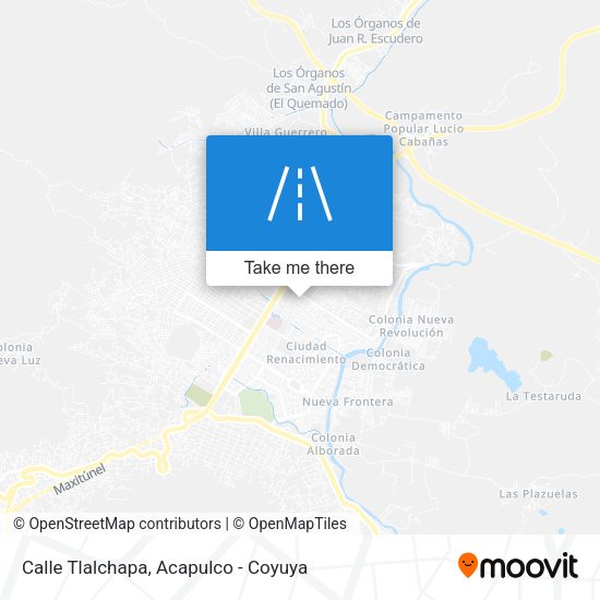 Mapa de Calle Tlalchapa