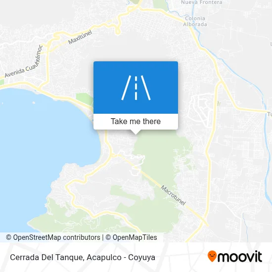 Cerrada Del Tanque map