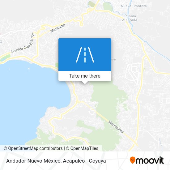Andador Nuevo México map
