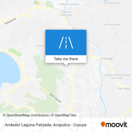Mapa de Andador Laguna Palizada