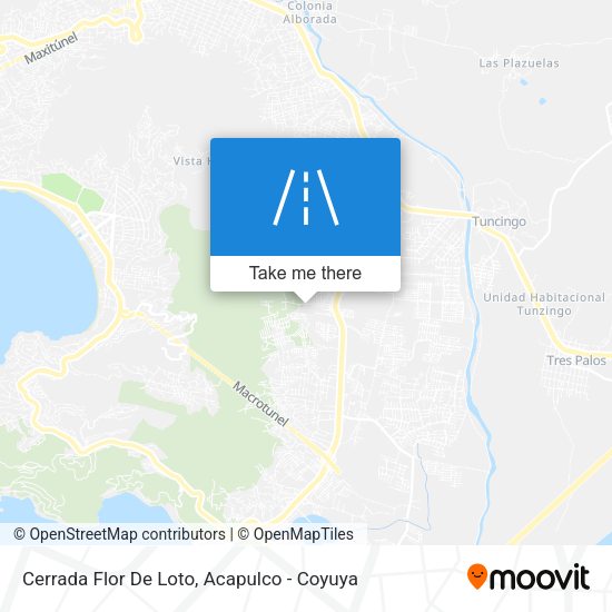 Cerrada Flor De Loto map