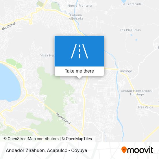 Andador Zirahuén map