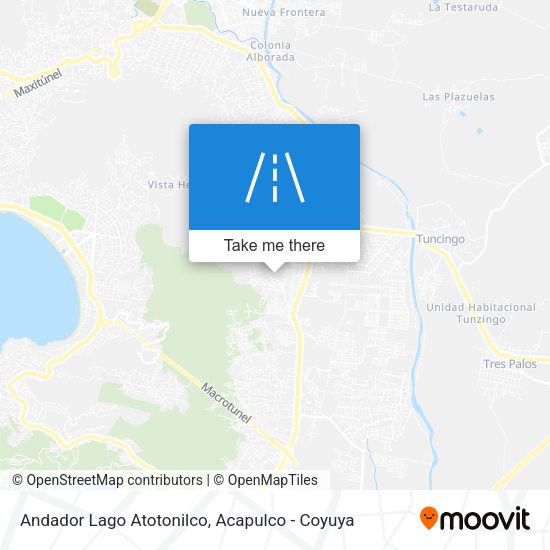 Andador Lago Atotonilco map