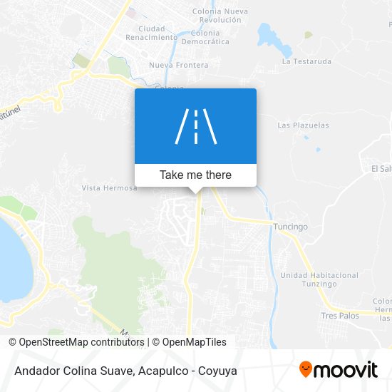 Andador Colina Suave map