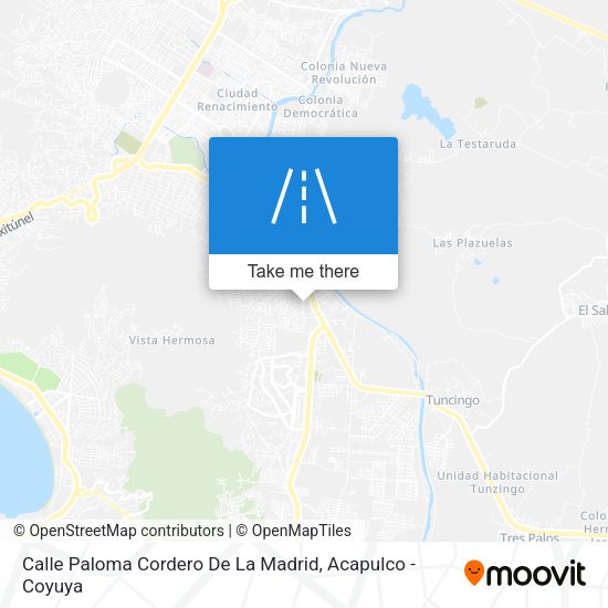 Mapa de Calle Paloma Cordero De La Madrid