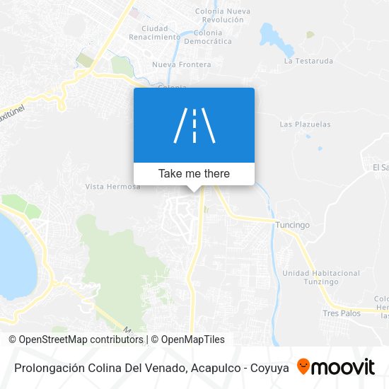 Mapa de Prolongación Colina Del Venado