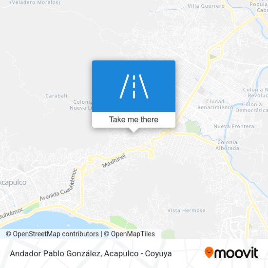 Andador Pablo González map