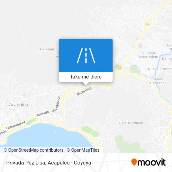 Mapa de Privada Pez Lisa