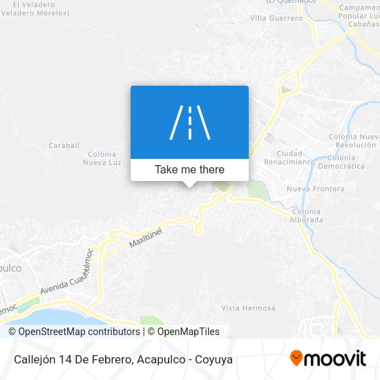 Callejón 14 De Febrero map