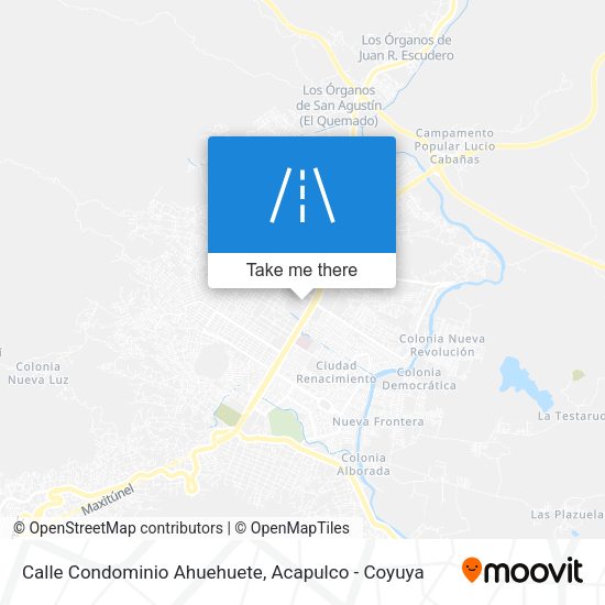 Calle Condominio Ahuehuete map
