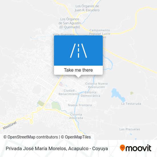 Privada José María Morelos map