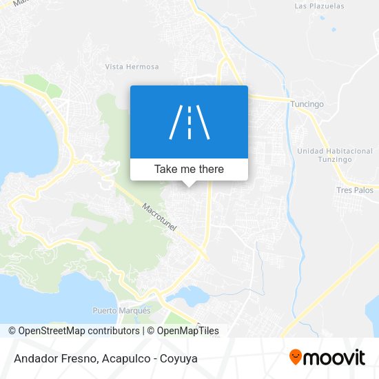 Mapa de Andador Fresno