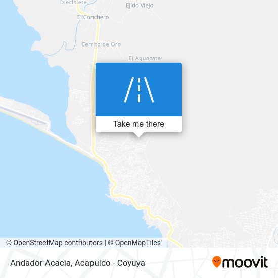 Andador Acacia map