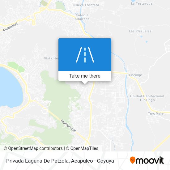 Privada Laguna De Petzola map