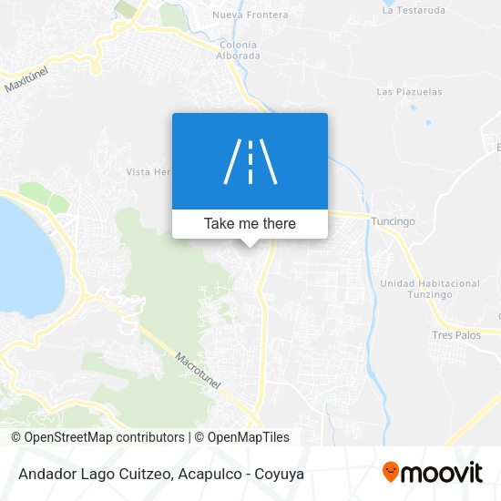 Mapa de Andador Lago Cuitzeo