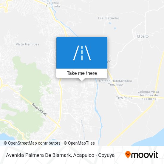 Mapa de Avenida Palmera De Bismark