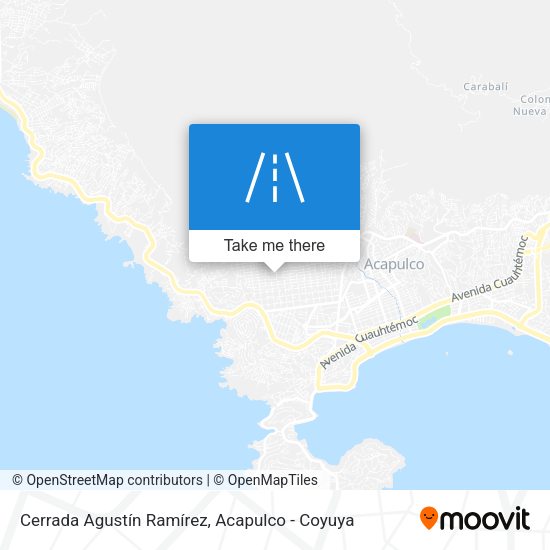 Mapa de Cerrada Agustín Ramírez