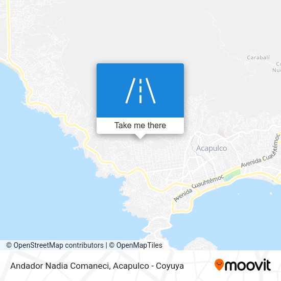 Andador Nadia Comaneci map