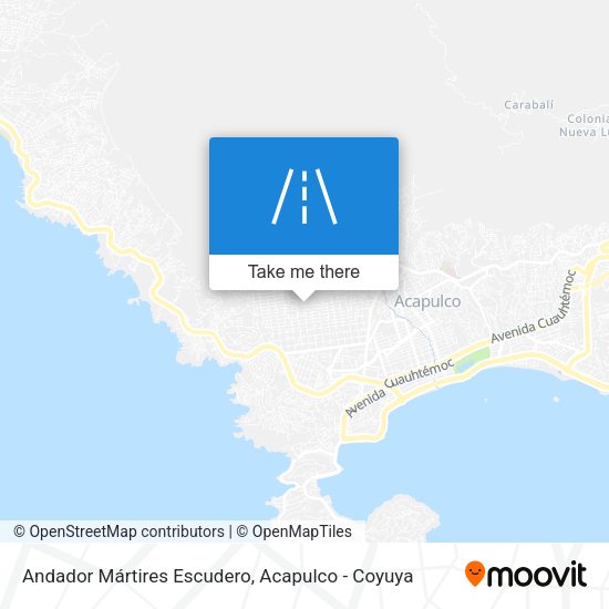 Andador Mártires Escudero map