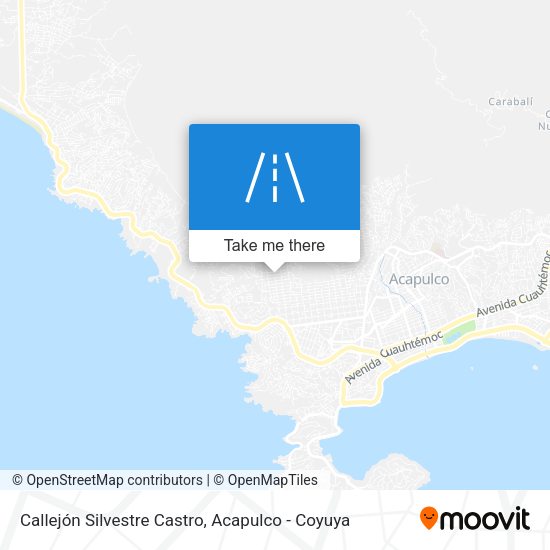 Callejón Silvestre Castro map