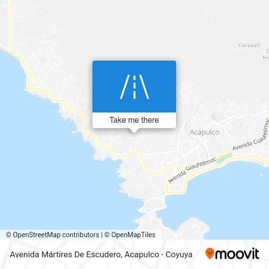 Mapa de Avenida Mártires De Escudero