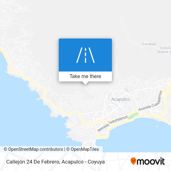 Callejón 24 De Febrero map