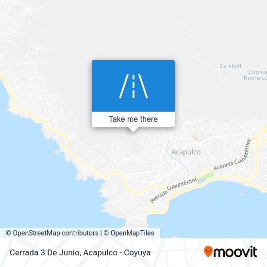 Mapa de Cerrada 3 De Junio