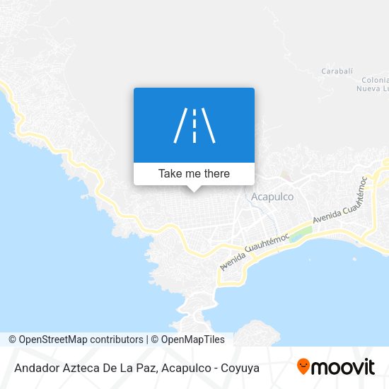Andador Azteca De La Paz map