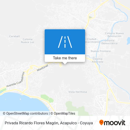 Mapa de Privada Ricardo Flores Magón