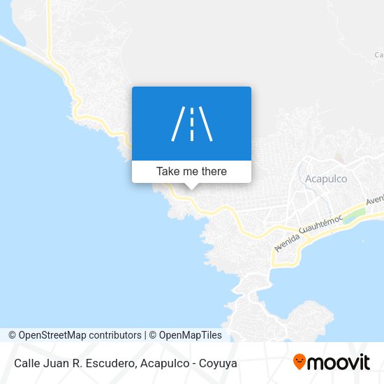 Mapa de Calle Juan R. Escudero