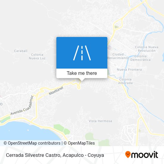 Mapa de Cerrada Silvestre Castro