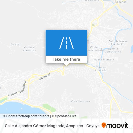 Mapa de Calle Alejandro Gómez Maganda