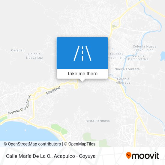 Calle María De La O. map
