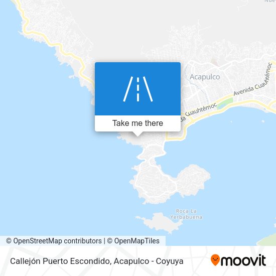 Callejón Puerto Escondido map