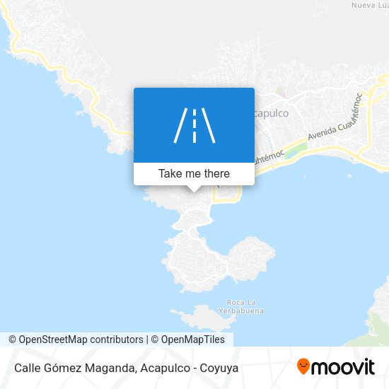 Calle Gómez Maganda map